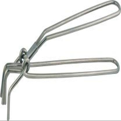 Ekonomica Stainless Steel High Durability Wire Pakkad/Kitchen Tong - 1 Unit - Diamater- 7.5 Inches