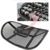 HEET Universal Car Seat Back Massage Chair Pillow Waist Support Lumbar Fan Pad Car Seat Cushion Home Office view 3