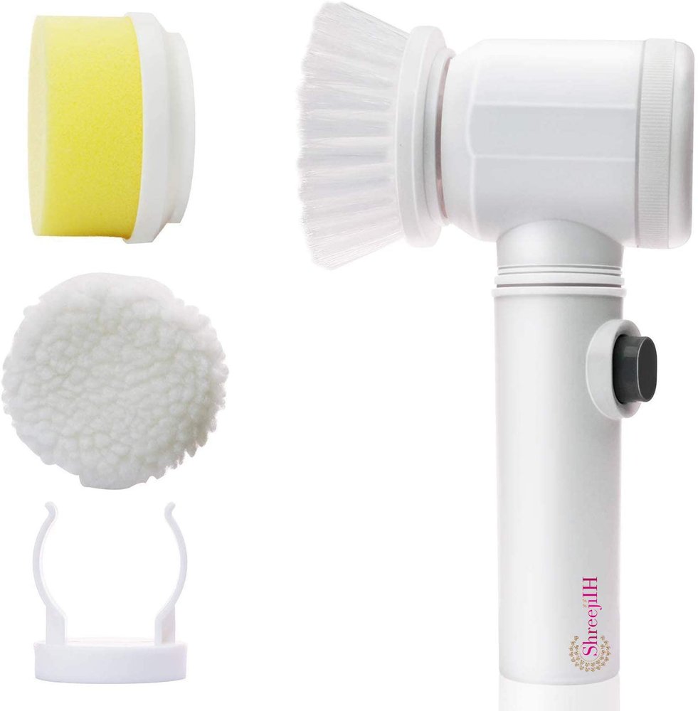 SHREEJIIH Dish Brush with Handle, Dish Brush with Handle for Kitchen (Color May Vary)