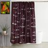 Fun Homes Waterproof 3D Coin Design 7 Feet Bathroom Shower Curtains | Outdoor PVC Curtain for Balcony | AC Curtains for Indoors | Bathroom Partition/Wall Divider for Washrooms | Fun0527 | Wine view 2