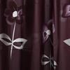 Fun Homes Waterproof 3D Coin Design 7 Feet Bathroom Shower Curtains | Outdoor PVC Curtain for Balcony | AC Curtains for Indoors | Bathroom Partition/Wall Divider for Washrooms | Fun0527 | Wine view 4