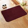 Fun Homes Microfiber Anti Slip Door Mat 22"x14", Maroon & Green, 2 Pieces view 2