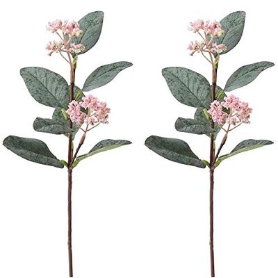 Ikea TSSP Artificial Eucalyptus Flower, (Pink 30 cm, 11 Inch, 2)