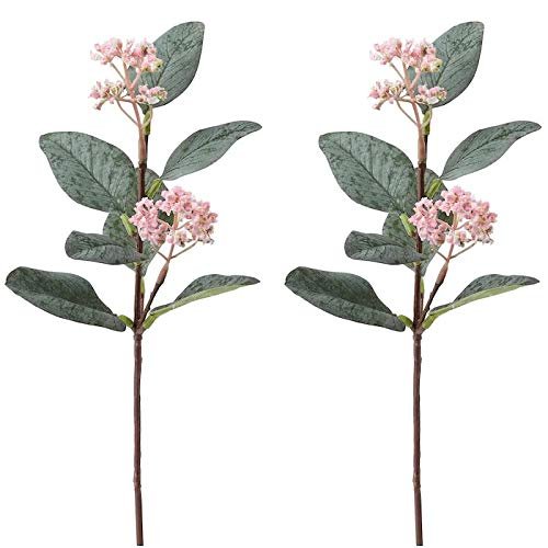 Ikea TSSP Artificial Eucalyptus Flower, (Pink 30 cm, 11 Inch, 2)