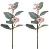 Ikea TSSP Artificial Eucalyptus Flower, (Pink 30 cm, 11 Inch, 2) view 1