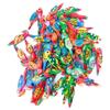 Pramod toys Wooden Parrots Beads Buttons Size 3.5 cm for Jewellery Making, Dresses, Beading, Art and Crafts and Craft Work (Multicolour) -50 Pieces view 2