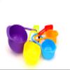 Freshome Plastic Premium Baking & Metric Food Measurement Preparation Measure Measuring Spoon and Cup Set, Set of 6-Pieces-Multi Color (7.5ml,15ml,60ml,86ml,125ml,260ml) view 1