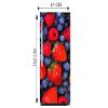 Delight Decor Black Berry & Strawberry Fridge Sticker | Wall Sticker for Living Room/Bedroom/Office and All Decorative Stickers view 2