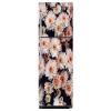 Delight Decor White & Orange Flower Fridge Sticker | Wall Sticker for Living Room/Bedroom/Office and All Decorative Stickers view 1