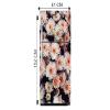 Delight Decor White & Orange Flower Fridge Sticker | Wall Sticker for Living Room/Bedroom/Office and All Decorative Stickers view 2