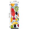 Delight Decor Fruits & Water Fridge Sticker | Wall Sticker for Living Room/Bedroom/Office and All Decorative Stickers view 2