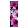 Delight Decor Pink Bloomed Flowers Fridge Sticker | Wall Sticker for Living Room/Bedroom/Office and All Decorative Stickers view 1