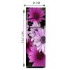 Delight Decor Pink Bloomed Flowers Fridge Sticker | Wall Sticker for Living Room/Bedroom/Office and All Decorative Stickers view 2