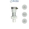 NEW WARE Pack of 10 Washing Machine Water Inlet Hose Pipe Faucet Tap Adapter Connector with Metal Hose Clamp view 3