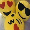 PartyStuff Kids Cartoon Digital Printed Pillow, Soft Fibre Baby Cushion Set of 5 (Emojis, Round, 12x12) view 3