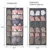 Gopendra Oxford Fabric Closet Hanging Organizer with Pockets, (Grey) view 2