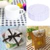 Perfect Pricee Lace Paper Doilies, Bulk for Desert, Tableware Decoration Place mats, Cake Packaging (100 Pieces, 5.5), White view 2