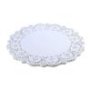 Perfect Pricee Lace Paper Doilies, Bulk for Desert, Tableware Decoration Place mats, Cake Packaging (100 Pieces, 7.5), White view 1