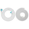 NEW WARE 3 Meter Washing Machine Inlet & Outlet Hose Pipe Combo | Universal Tap Adaptor | For Top & Front Load Fully Automatic Machines view 1