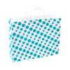 Sapco Polka Dot Gift Paper Carry Bag Pack of 10(Blue)(15x12x4-Inch) view 1