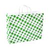Sapco Polka Dot Gift Paper Packing Carry Bag Pack of 10(Green)(15x12x4-Inch-XL) view 1