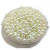 RUHAILA 8 MM Cream (Off White) Plastic Beads- 200 PCS for Embriodery,Art and Craft and JEWLLERY Work view 2