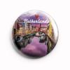 AVI 58mm Regular Size Metal Fridge Magnet Amsterdam Netherlands Purple MR8002108 view 1