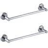 FORTUNE Stainless Steel (Concealed) Towel Bar | Bathroom Towel Rod Holder | Wall Mounted Hand Towel Rail for Kitchen and Washroom | Bathroom Accessories Pack of - (2, 18 INCH) view 1