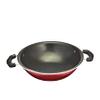 Bahurani Kitchen Star Appachetty Non-Stick Aluminium Appachatti with Stainless Steel lid, 2.6mm, Red/Black, 23cm, Gas Compatible view 2