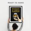 Chaka Chaundh  Bar quotes frame - Whisky quotes frames - Bar poster for wall with frame, whisky quotes framed posters - Bar photo frames (14 X 11 Inches)  Composite Wood (Black) view 4