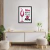 Chaka Chaundh  Bar quotes frame - Wine quotes frame - Bar poster for wall with frame, Quotes on wine - Bar photo frames (14 X 11 Inches)  Composite Wood (white) view 2