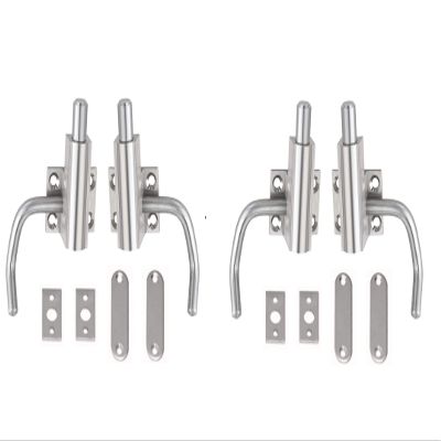 Steel Gold Heavy Cam Bolt |Fully Brass in S.S. Finish Automatic Tower Bolt (Set of 2)