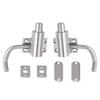 Steel Gold Heavy Cam Bolt |Fully Brass in S.S. Finish Automatic Tower Bolt (Set of 2) view 2