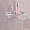 Lomesh Bathroom Corner Shelf Wall Mounted Aluminum Triangle Bathroom Rack Cosmetic Holder Single Corner (Silver) view 2