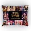 GiftsOnn 10 Photos and Name Pillow for Birthday Black Printed Cushion with Filler 12x15 inch, Black Color - 1 view 2