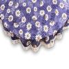 MONKDECOR Blue Flower Design PVC Printed 4 Seater Round Table Cover -Design-4 (Size- 60 inches Round) view 3