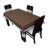 MONKDECOR Brown Leaf Design PVC Printed 8 Seater Table Cover -Design-7 (Size- 60x90 inches) view 2