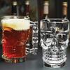 PRAMUKH FASHION Large Skull Beer Mug, Crystal Glass, 550ml, Set of 2 view 2