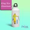 Prink MS Dhoni Sipper Bottle | Dhoni Bottle | Cricketer Sipper | Printed Sipper Bottle | Printed Water Bottle | 600ml view 2