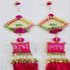 Shubh Labh/Shubh Labh Side Door Toran/Side Hangings/Festival/Home and Office Decor/Navratri/Diwali/Puja (Design 10) view 1