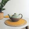 JASMEY HOMES Set of 2 Dining Table Mat 30cm Round Mat - Yellow (Single Ring) | Used as Centre Table dcor placemat/House Warming Gifts for New Home view 3