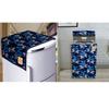 KANUSHI Industries Fridge Covers/Refrigerator Cover +1 Pc Load Fully Automatic Washing Machine Cover (Suitable for 6 Kg, 6.5 kg, 7 kg, 7.5 kg) (Color- Blue)(FRI+WASMAC-Fully-Small-LEVS-Blue) view 1