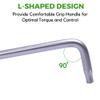 Wulf Trox L-Shape Metric Long Hex Key Set (Set of 9) | Heavy Duty Chrome Vanadium Steel Allen Wrench Set | High Torque Hex Key Tools for Home Repair, Bicycle, DIY & Professional Maintenance view 4