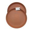 SHRIYAM CRAFT Terracotta Clay Quarter Plate, 8 inch, Brown - Set of 2 view 3