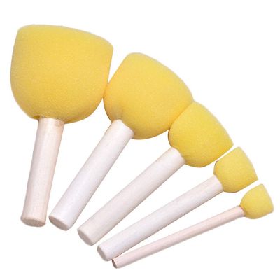 VARIETY CANVAS Yellow Sponge Dabber Set of 5 pc