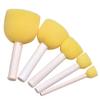 VARIETY CANVAS Yellow Sponge Dabber Set of 5 pc view 1