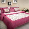 Raj Handicrafts Queen Size Double Bed Sheet with Pillow Covers Pure Cotton Traditional Printed Bedcover (Pink) view 1