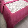 Raj Handicrafts Queen Size Double Bed Sheet with Pillow Covers Pure Cotton Traditional Printed Bedcover (Pink) view 2