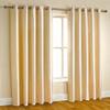 Waco Creation Curtains Crush Plain Royal Curtains for 2 Pc Eyelet Curtain (4 x 5, Cream) view 1