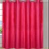 Waco Creation Curtains Crush Plain Royal Curtains for 2 Pc Eyelet Curtain (4 x 5, Pink) view 2